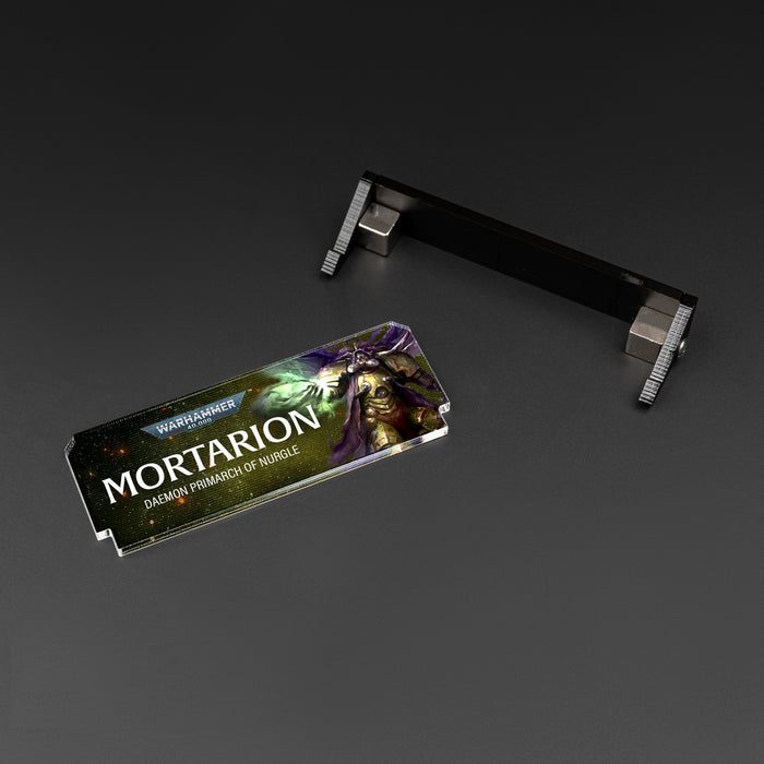 Plaque for Warhammer® 40,000 Mortarion, Daemon Primarch of Nurgle