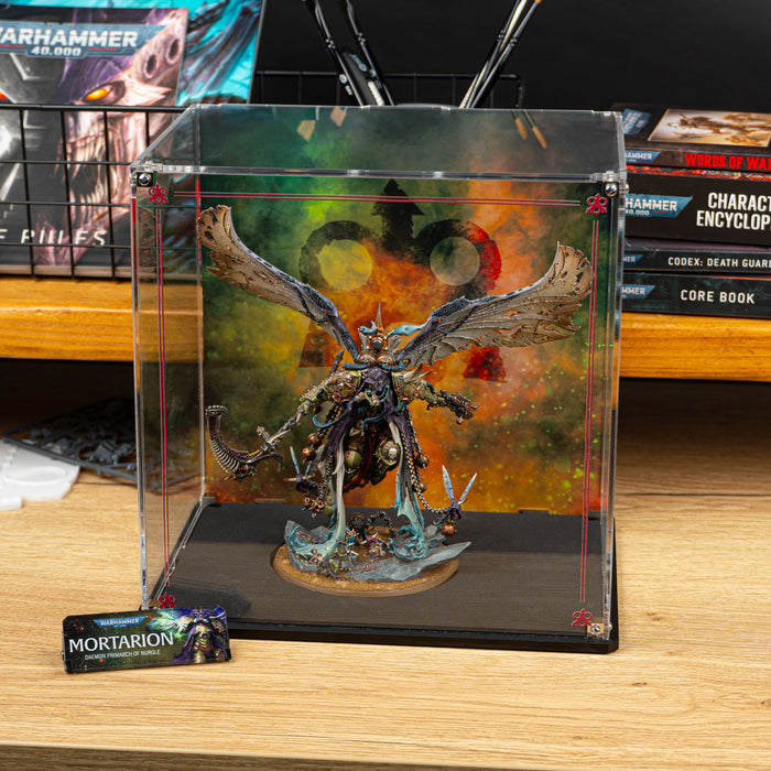 Display Case for Warhammer® 40,000 Mortarion, Daemon Primarch of Nurgle