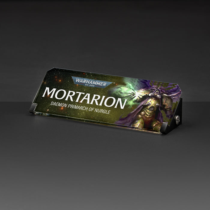 Plaque for Warhammer® 40,000 Mortarion, Daemon Primarch of Nurgle