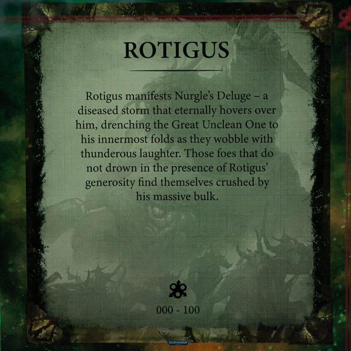 Limited Edition Display Case for Warhammer® 40,000 Rotigus