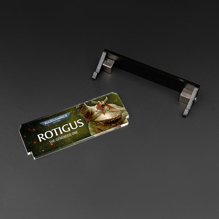 Plaque for Warhammer® 40,000 Rotigus