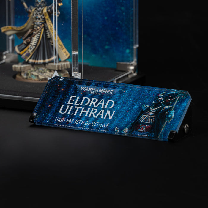 Display Case for Warhammer® 40,000 Eldrad Ulthran