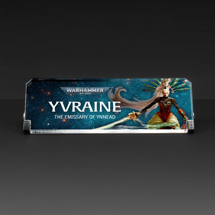 Plaque for Warhammer® 40,000 Yvraine