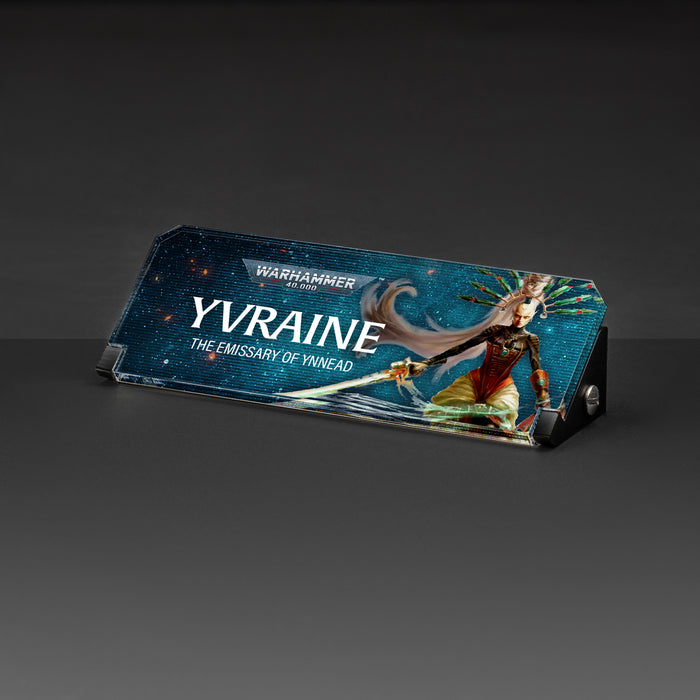 Plaque for Warhammer® 40,000 Yvraine