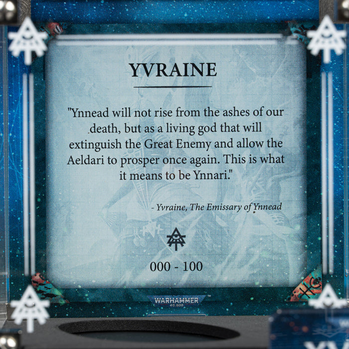 Limited Edition Display Case for Warhammer® 40,000 Yvraine