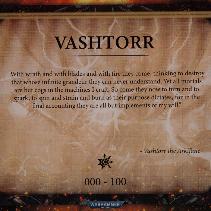 Limited Edition Display Case for Warhammer® 40,000 Vashtorr the Arkifane