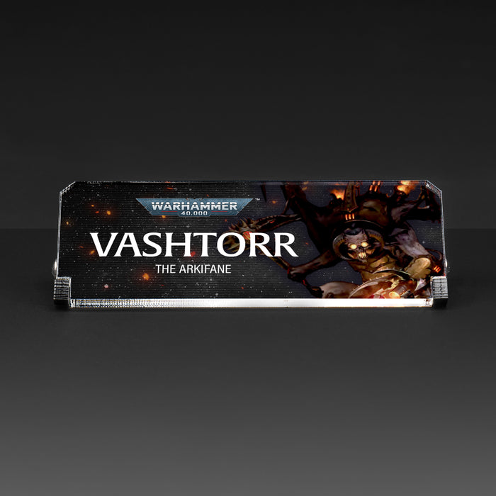 Plaque for Warhammer® 40,000 Vashtorr the Arkifane