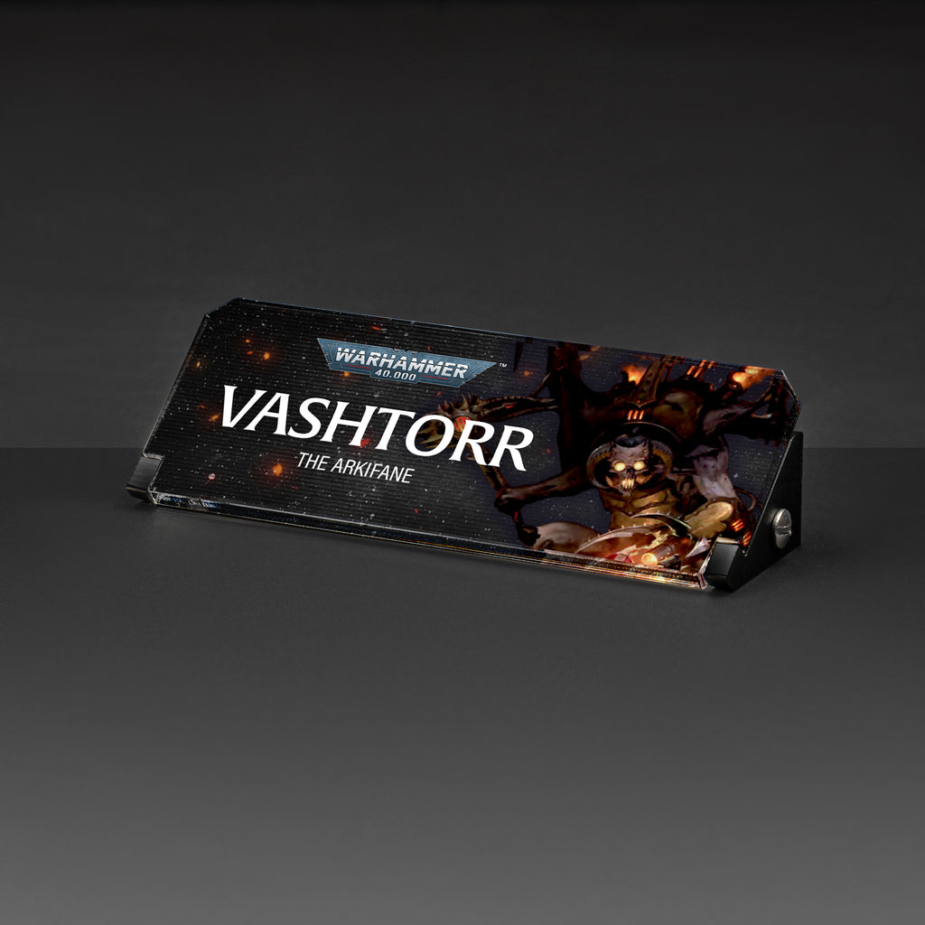 Plaque for Warhammer 40,000 Vashtorr the Arkifane — Wicked Brick
