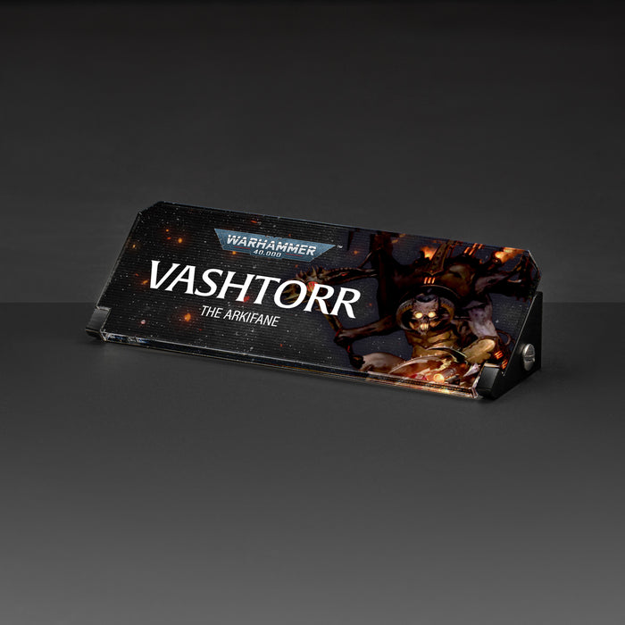 Plaque for Warhammer 40,000 Vashtorr the Arkifane — Wicked Brick