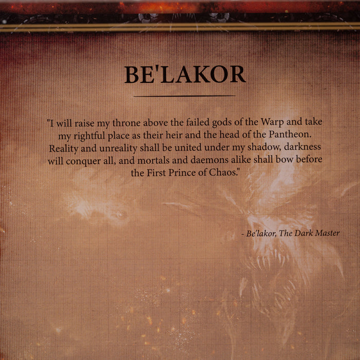 Limited Edition Display Case for Warhammer® 40,000 Be'lakor, the Dark Master