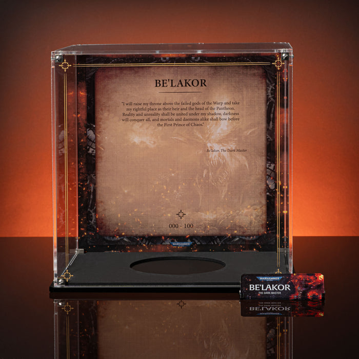 Limited Edition Display Case for Warhammer® 40,000 Be'lakor, the Dark Master
