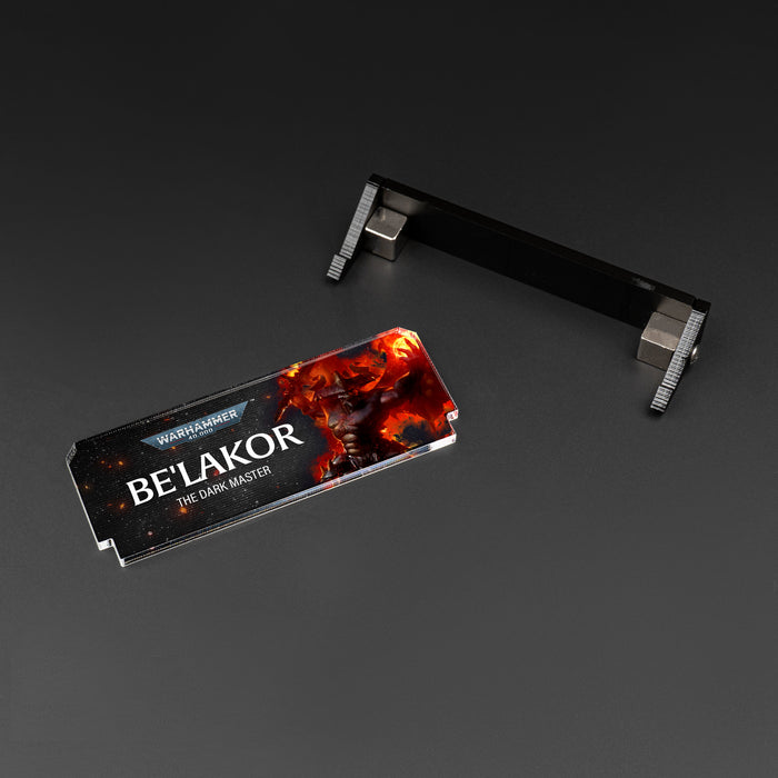 Plaque for Warhammer® 40,000 Be'lakor, the Dark Master