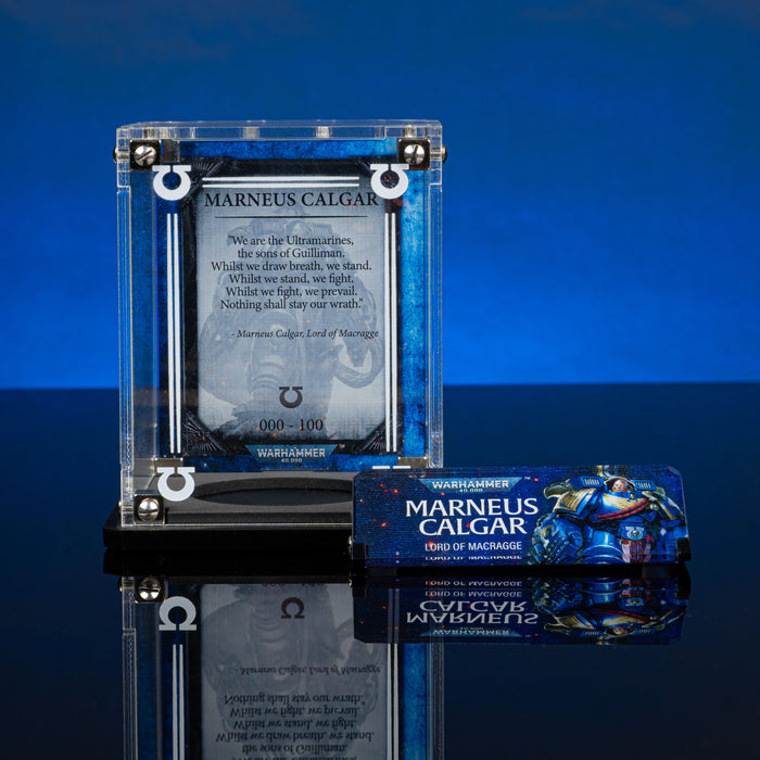 Limited Edition Display Case for Warhammer® 40,000 Marneus Calgar in Armour of Antilochus