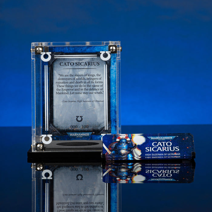 Limited Edition Display Case for Warhammer® 40,000 Cato Sicarius