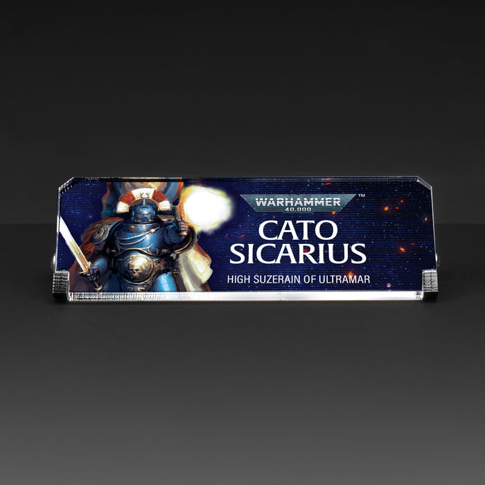 Plaque for Warhammer® 40,000 Cato Sicarius