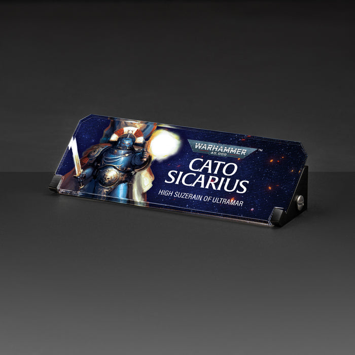 Plaque for Warhammer® 40,000 Cato Sicarius