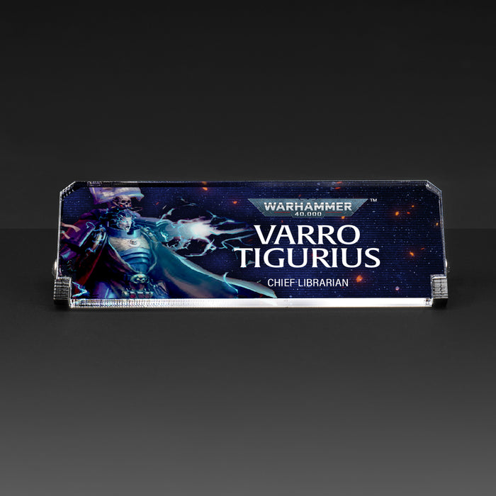 Plaque for Warhammer® 40,000 Varro Tigurius