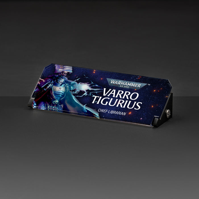 Plaque for Warhammer® 40,000 Varro Tigurius