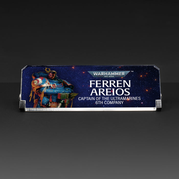Plaque for Warhammer® 40,000 Ferren Areios