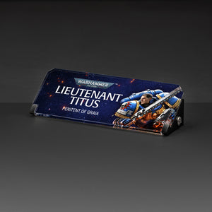 Plaque for Warhammer® 40,000 Lieutenant Titus