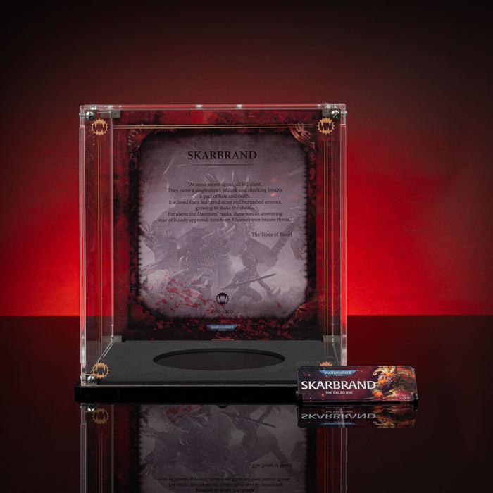 Limited Edition Display Cases for Warhammer® 40,000 World Eaters Miniatures