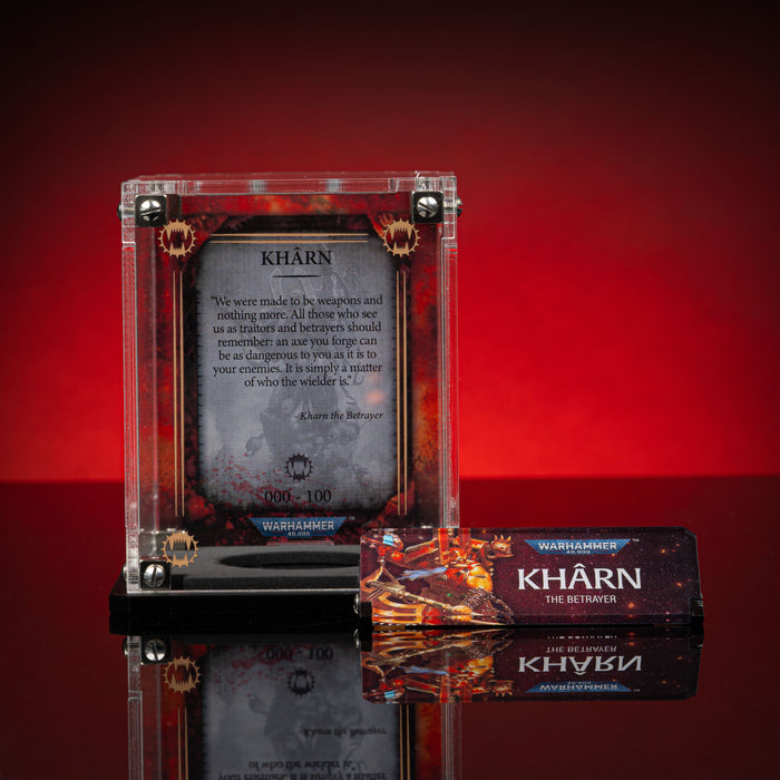 Limited Edition Display Cases for Warhammer® 40,000 World Eaters Miniatures