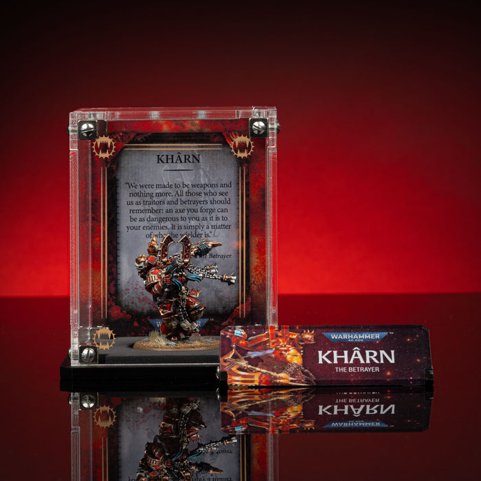 Limited Edition Display Cases for Warhammer® 40,000 World Eaters Miniatures