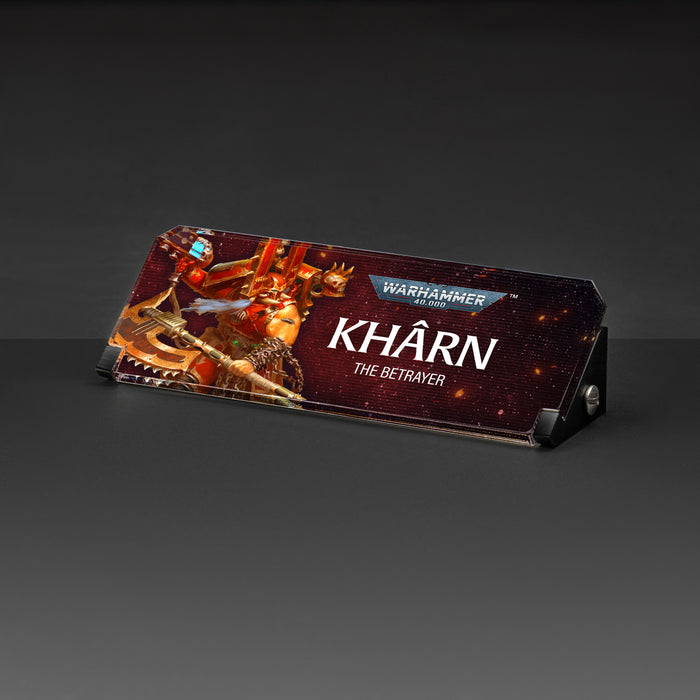 Plaques for Warhammer® 40,000 World Eaters Miniatures