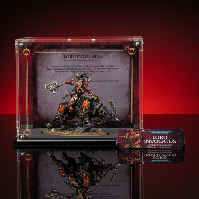 Limited Edition Display Cases for Warhammer® 40,000 World Eaters Miniatures