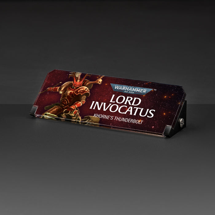 Plaques for Warhammer® 40,000 World Eaters Miniatures