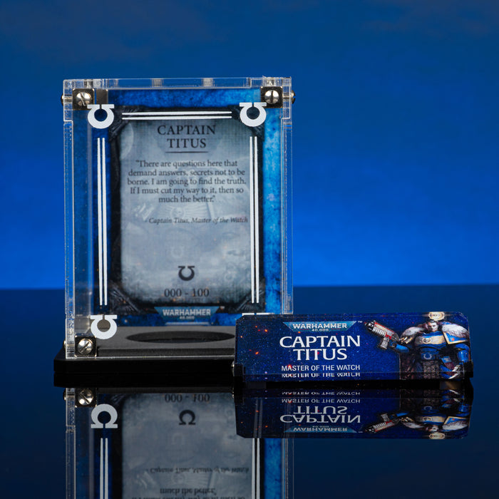 Limited Edition Display Case for Warhammer® 40,000 Captain Titus