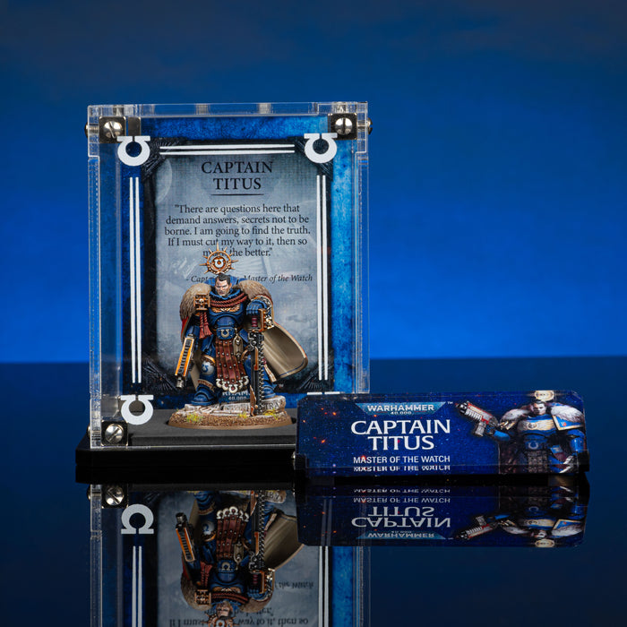 Limited Edition Display Case for Warhammer® 40,000 Captain Titus
