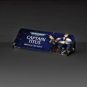 Plaque for Warhammer® 40,000 Captain Titus