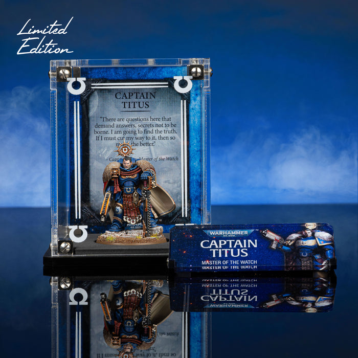 Limited Edition Display Case for Warhammer® 40,000 Captain Titus