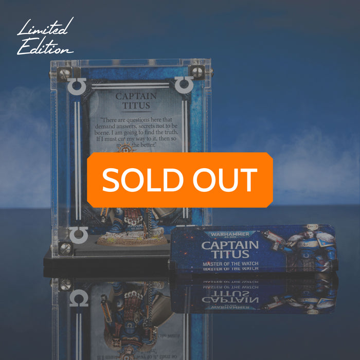 Limited Edition Display Case for Warhammer® 40,000 Captain Titus