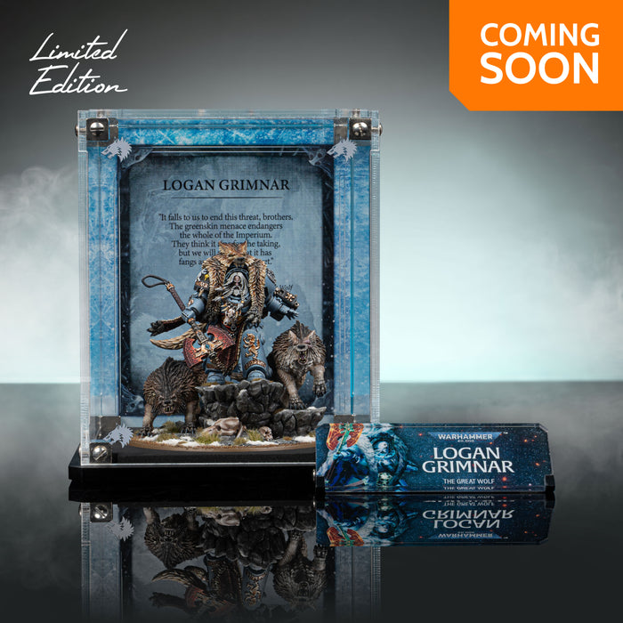 Limited Edition Display Case for Warhammer® 40,000 Logan Grimnar