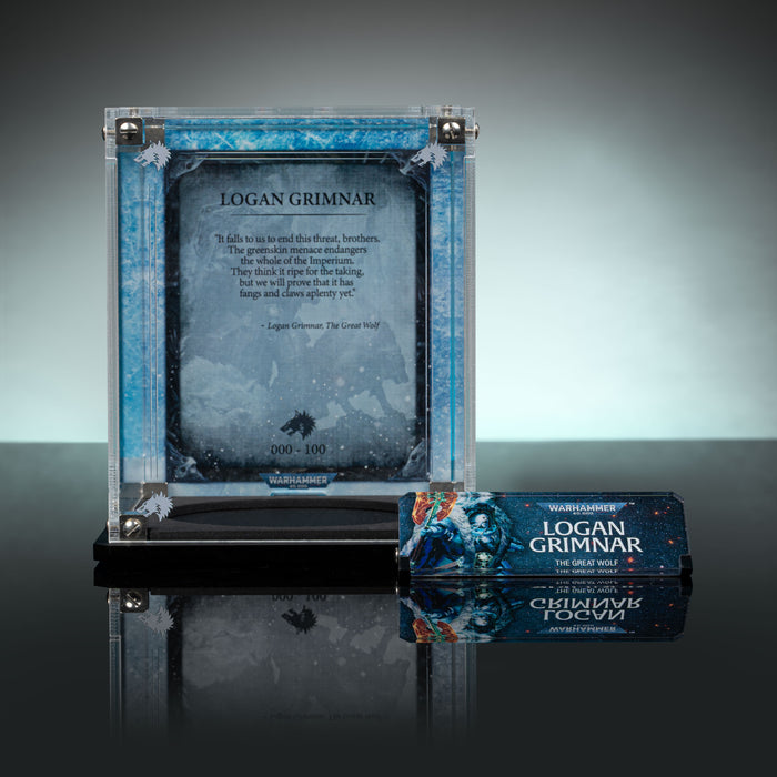 Limited Edition Display Case for Warhammer® 40,000 Logan Grimnar