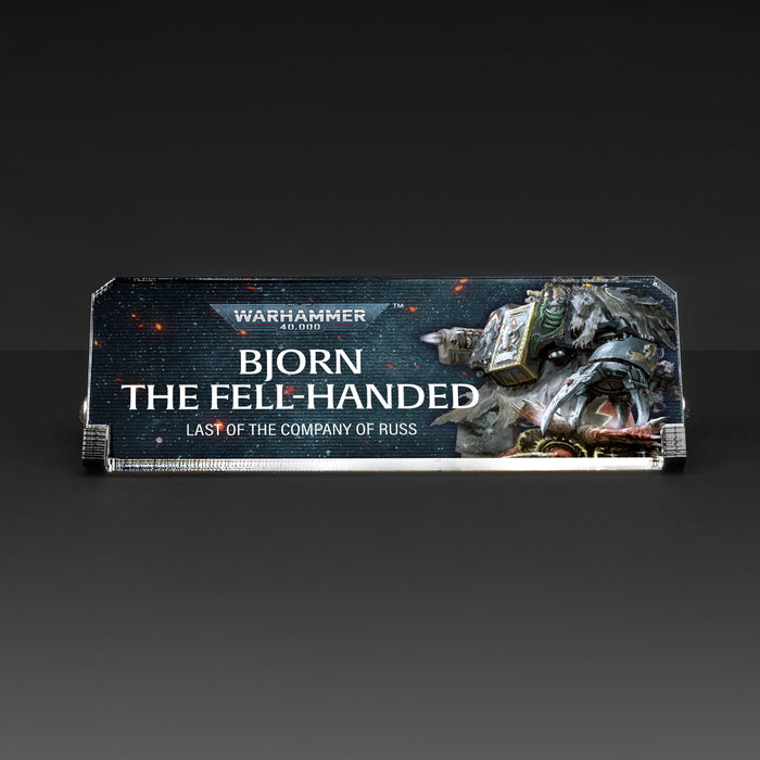 Plaque for Warhammer® 40,000 Bjorn the Fell-handed