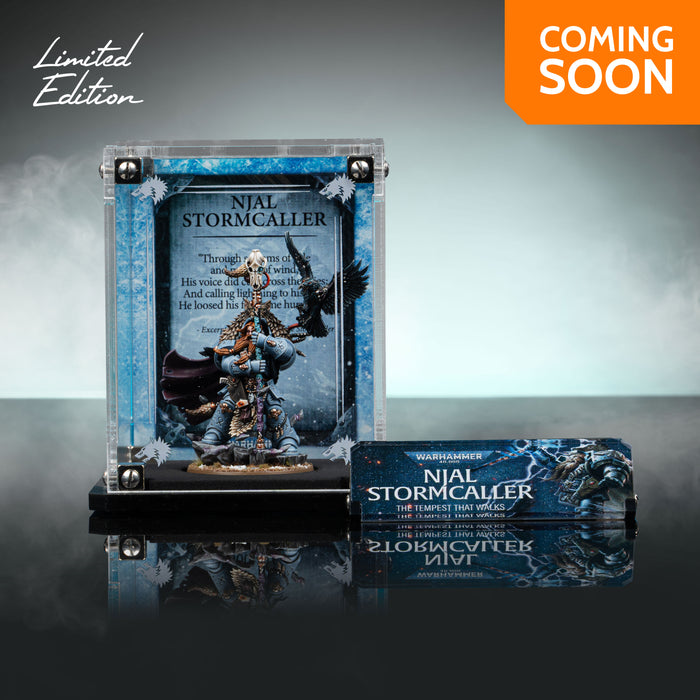 Limited Edition Display Case for Warhammer® 40,000 Njal Stormcaller