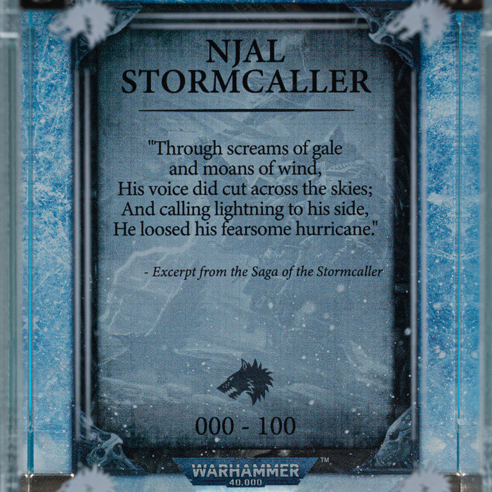 Limited Edition Display Case for Warhammer® 40,000 Njal Stormcaller