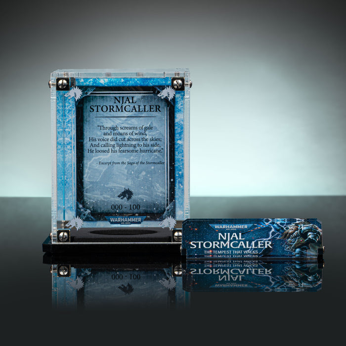 Limited Edition Display Case for Warhammer® 40,000 Njal Stormcaller