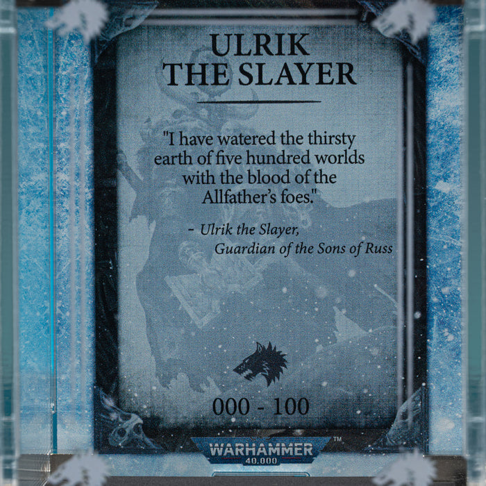 Limited Edition Display Case for Warhammer® 40,000 Ulrik the Slayer