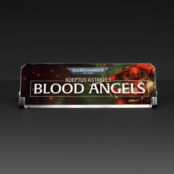 Plaque for Warhammer 40,000 - Adeptus Astartes Blood Angels