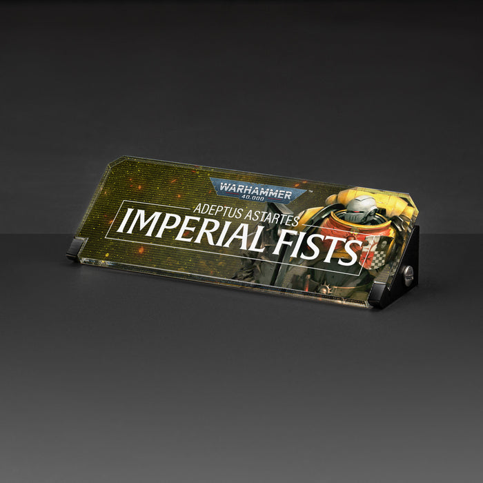 Plaque for Warhammer 40,000 - Adeptus Astartes Imperial Fists