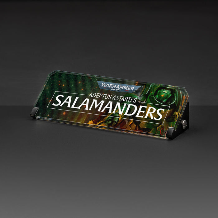 Plaque for Warhammer 40,000 - Adeptus Astartes Salamanders