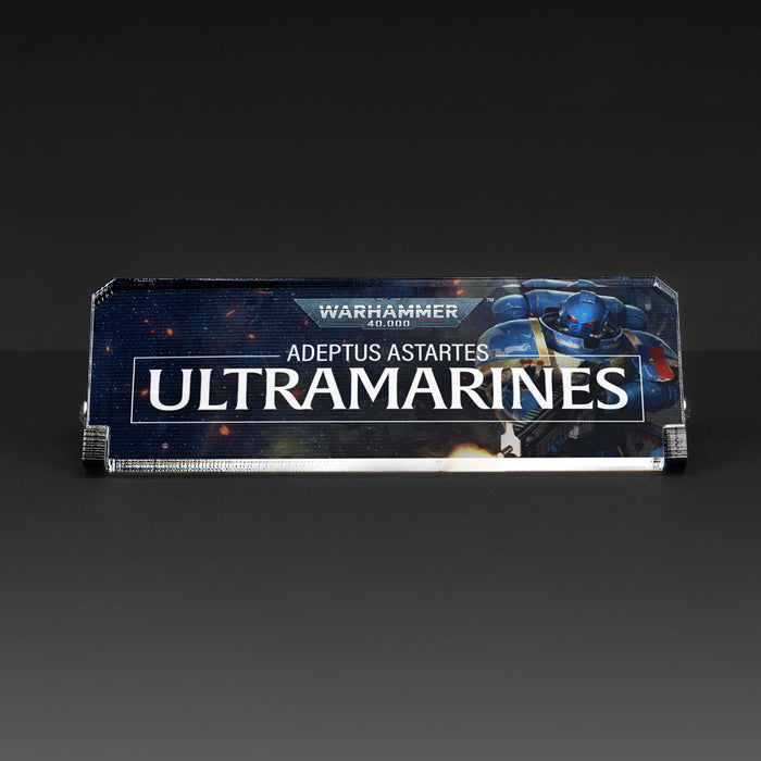 Plaque for Warhammer 40,000 - Adeptus Astartes Ultramarines