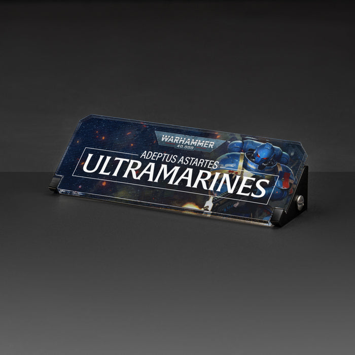 Plaque for Warhammer 40,000 - Adeptus Astartes Ultramarines