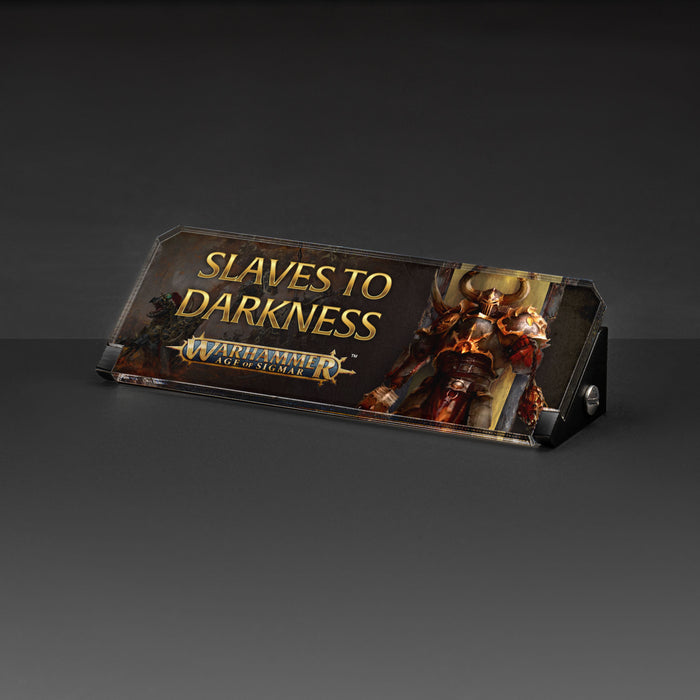 Plaque for Warhammer Age of Sigmar - Slaves To Darkness