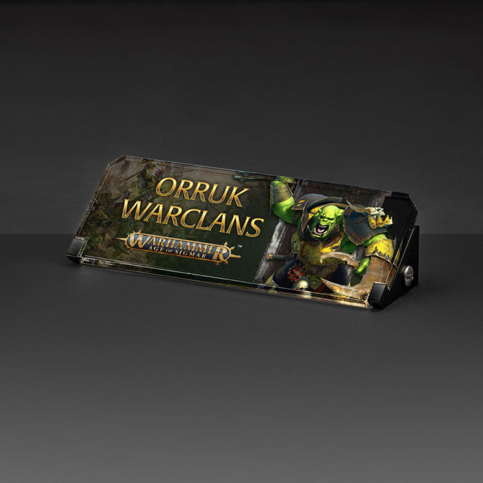 Plaque for Warhammer Age of Sigmar - Orruk Warclans