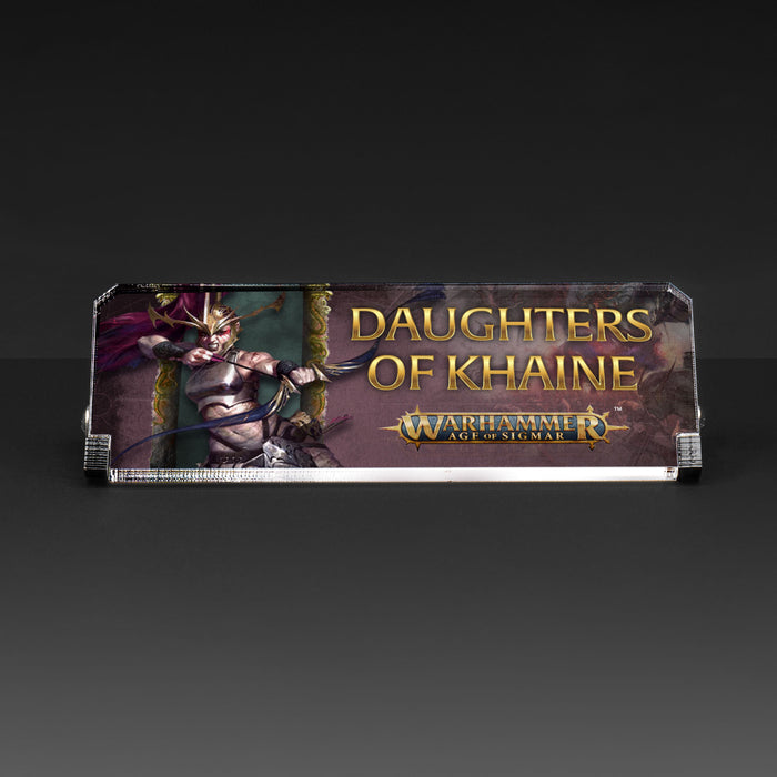 Plaque for Warhammer Age of Sigmar - Daughters of Khaine